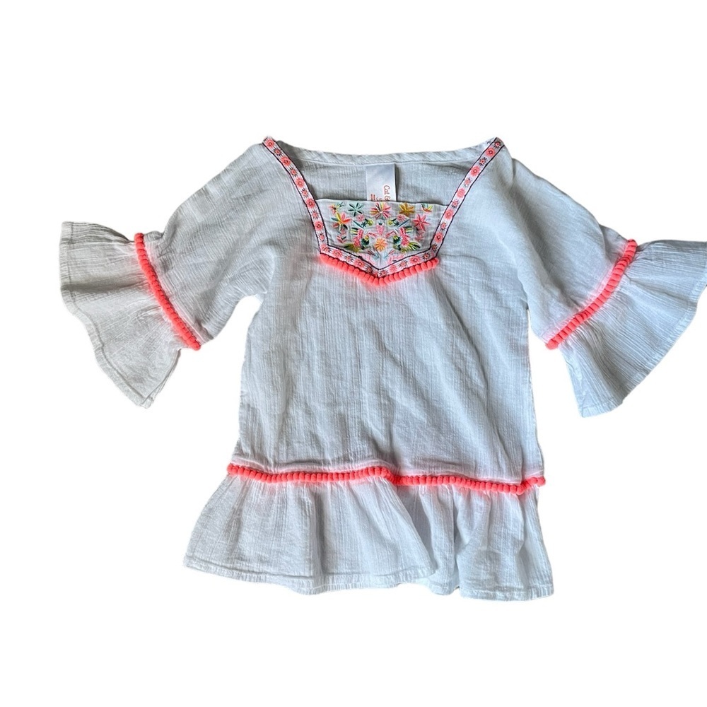 Baby girls Cat and Jack swimsuit coverup boho coverup  Size 12 months